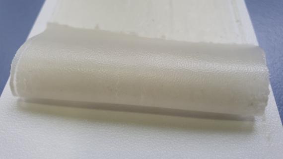 Filmbildung einer aufgetragenen BNC-Rezeptur mittels Streichbeschichtung © STFI